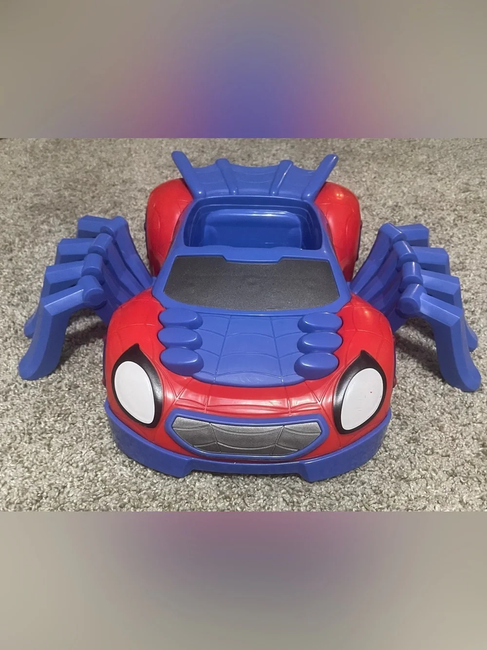 Hasbro Spider-Man Web crawler car red blue